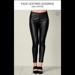 Venus Faux Leather Legging’s